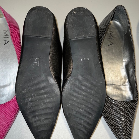 Share MIA Pointed Toe Stylish Flats Genuine Leather for Women Size 9.5/10 SET - Picture 13 of 16